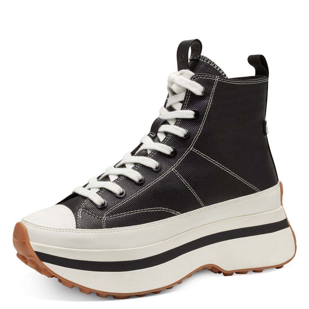 Tamaris Sneaker High Plateau- Sohle schwarz S23  1-25214-41 
