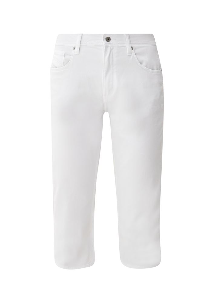 QS designed by Slim: Capris aus Denim schwarz, weiß S13  2127835 