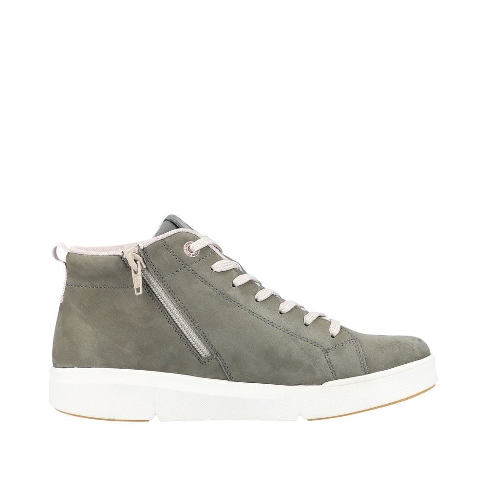 Rieker EVOLUTION Damen Sneaker High  TEX- Membran grün S22 41907-54 40 | moor/moor | F