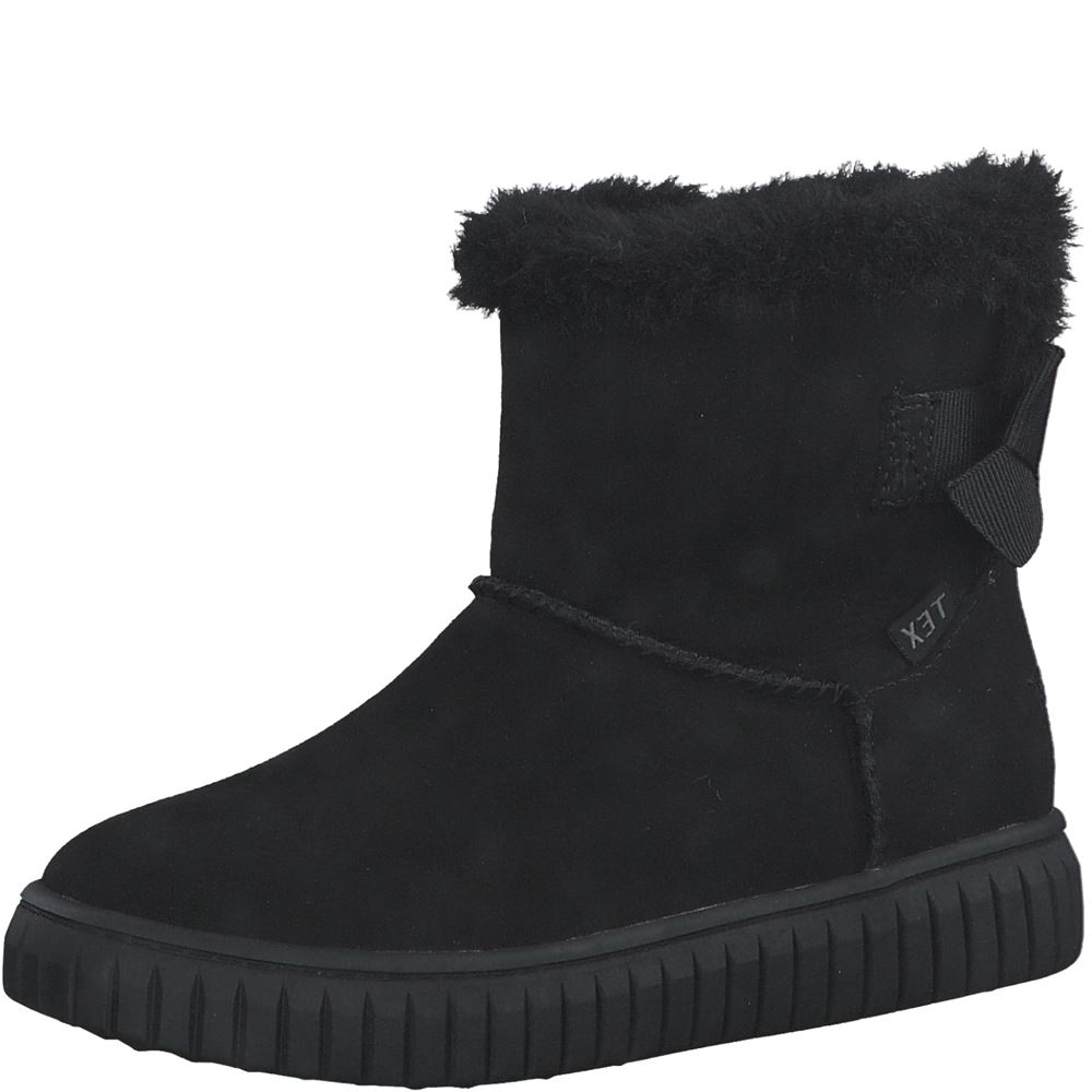 s.Oliver Mädchen Stiefel Winterboot TEX- Membrane schwarz S22 5-5-46408-29 35 | 001 BLACK | 