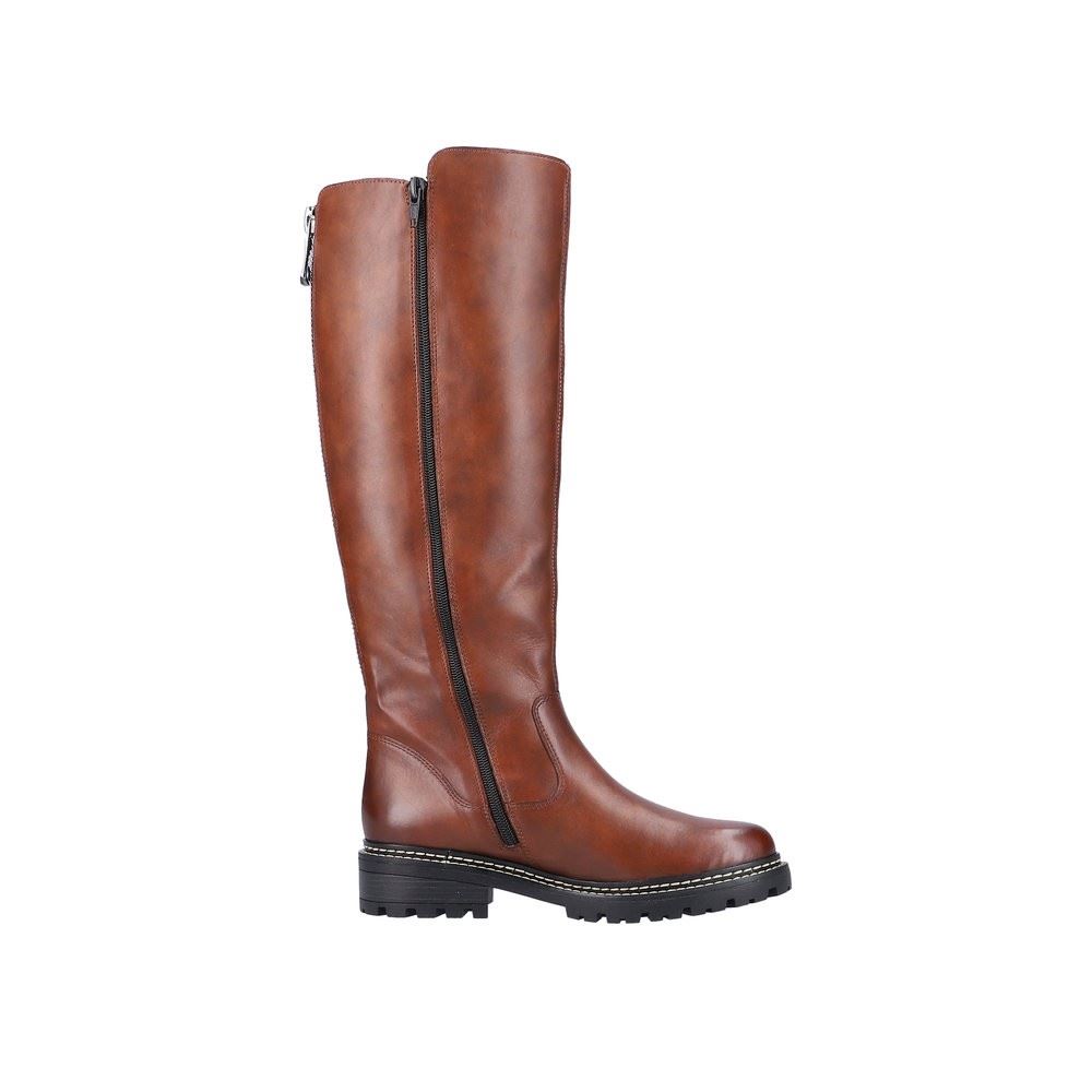 Remonte Damen Langschaft- Stiefel Leder TEX- Membran Warmfutter braun S22 D0B72-22 42 | chestnut/moro | G