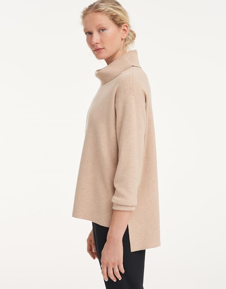 OPUS Strickpullover Punar braun S21 248709444 