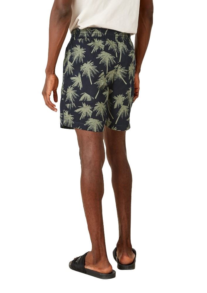 s.Oliver Relaxed: Bermuda mit Allover-Muster blau S12 2115656 