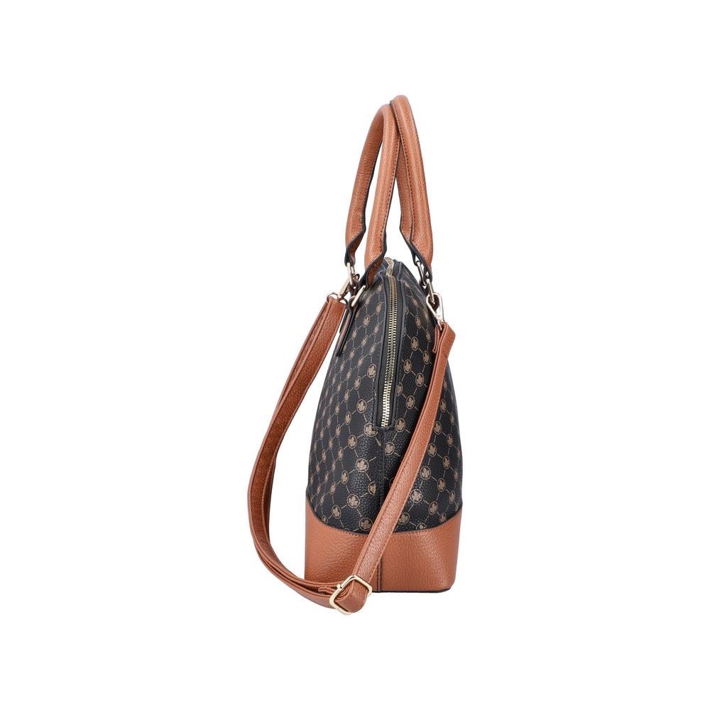 Rieker Handtasche allover Logoprint schwarz S22 H1401-00 