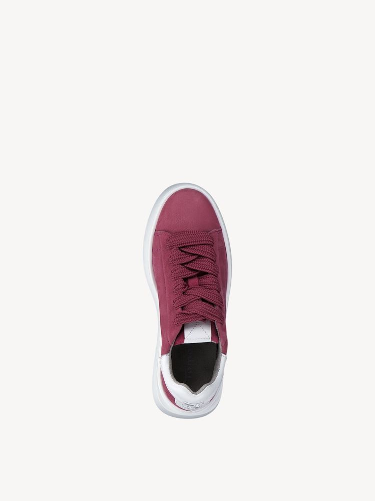 Tamaris Sneaker Leder derbe Sohle pink S13  1-1-23812-20 