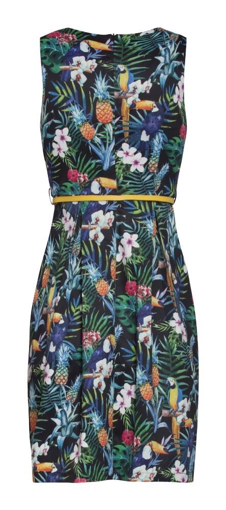 Smashed Lemon Kleid 20049 42 | multi/black | 
