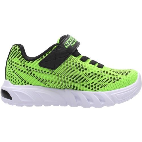 Skechers Flex Glow Elite Kinder Sneaker lights On Off Leuchtelemente grün S12   400137L 