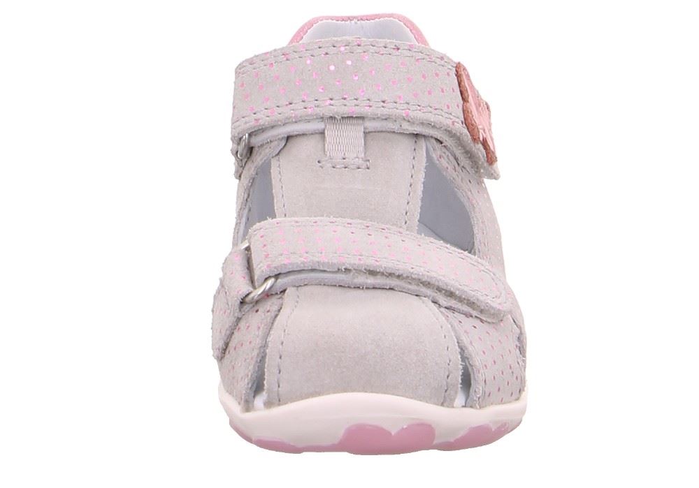 Superfit Fanni Sandale Leder 09041 20 | 25 hellgrau/ro | 