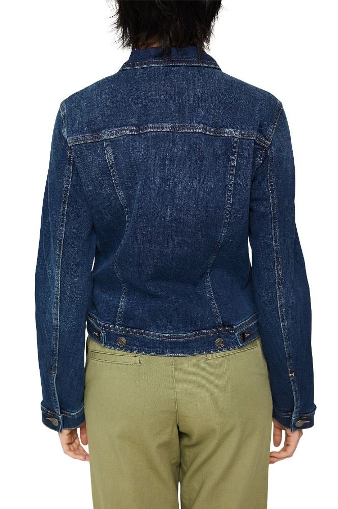 ESPRIT Jeansjacke Used- look blau S12  992EE1G301 