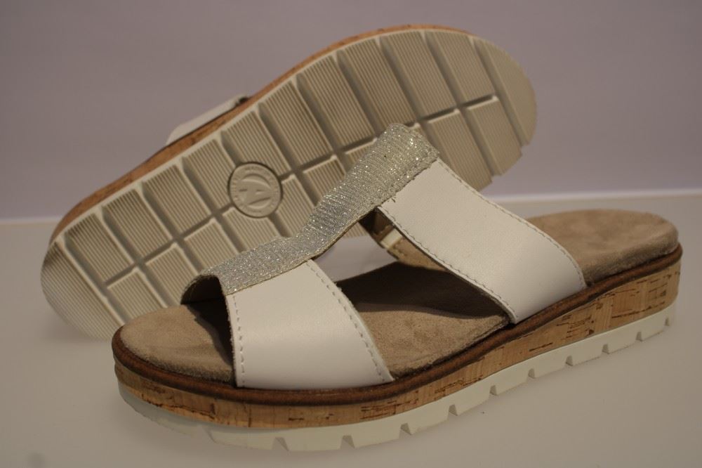 Aco Pantolette Mia 11 weiß galaxy 545/7741 
