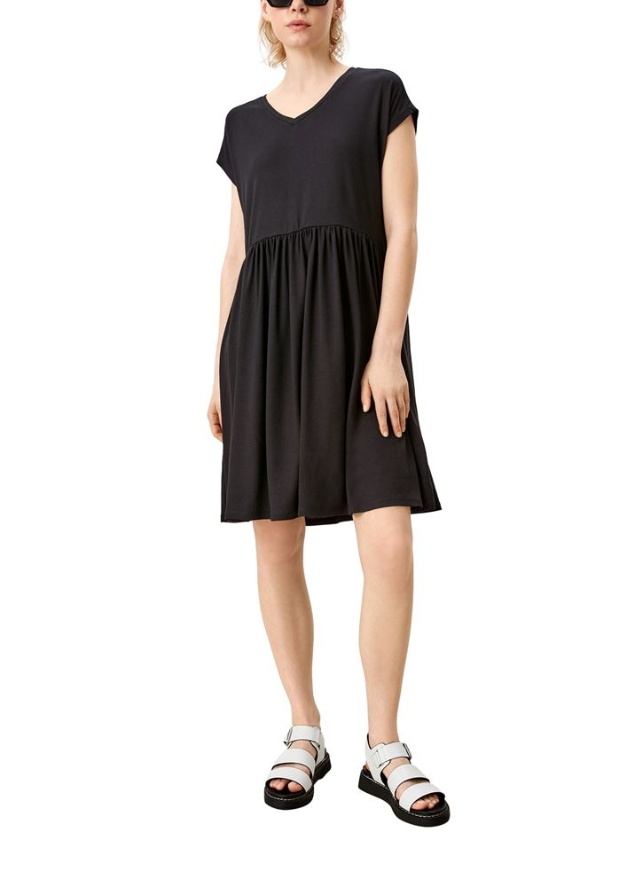 QS designed by Kleid aus Jersey 2122365 