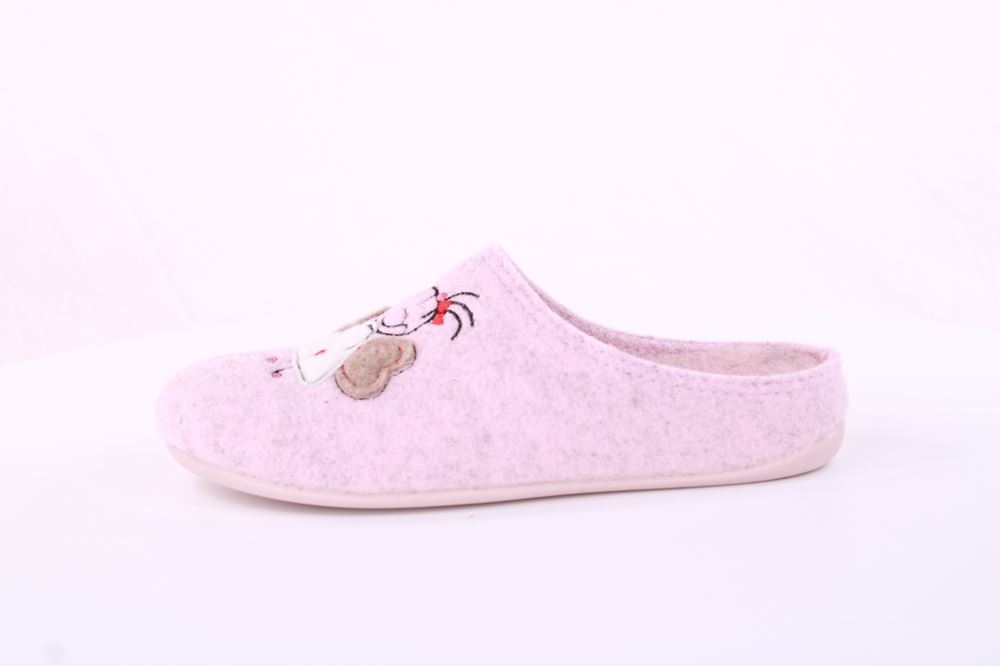 Calzamur Damen Winter Pantoffel Hausschuh Filz  rosa S21 66800367 