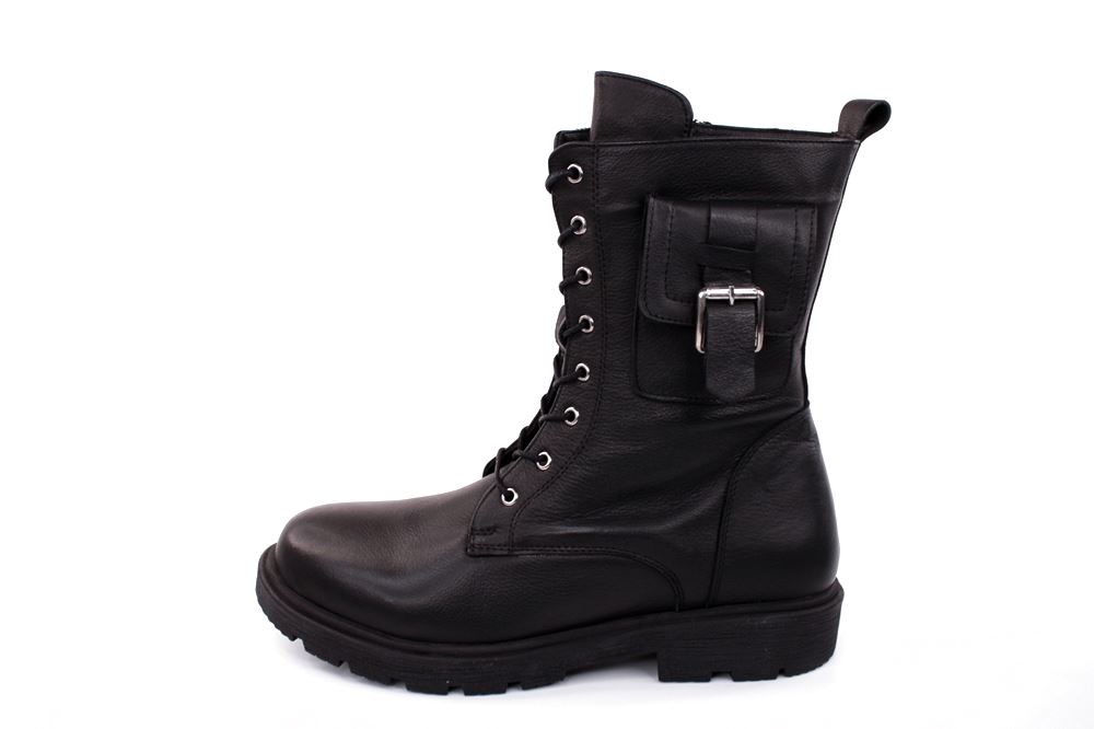 Andrea Conti Damen Schnürboots Täschchen Leder schwarz S22 1984808002 41 | schwarz | 