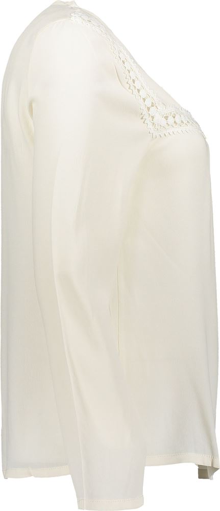 Please Blusen Shirt Stickerei creme M908H2576 