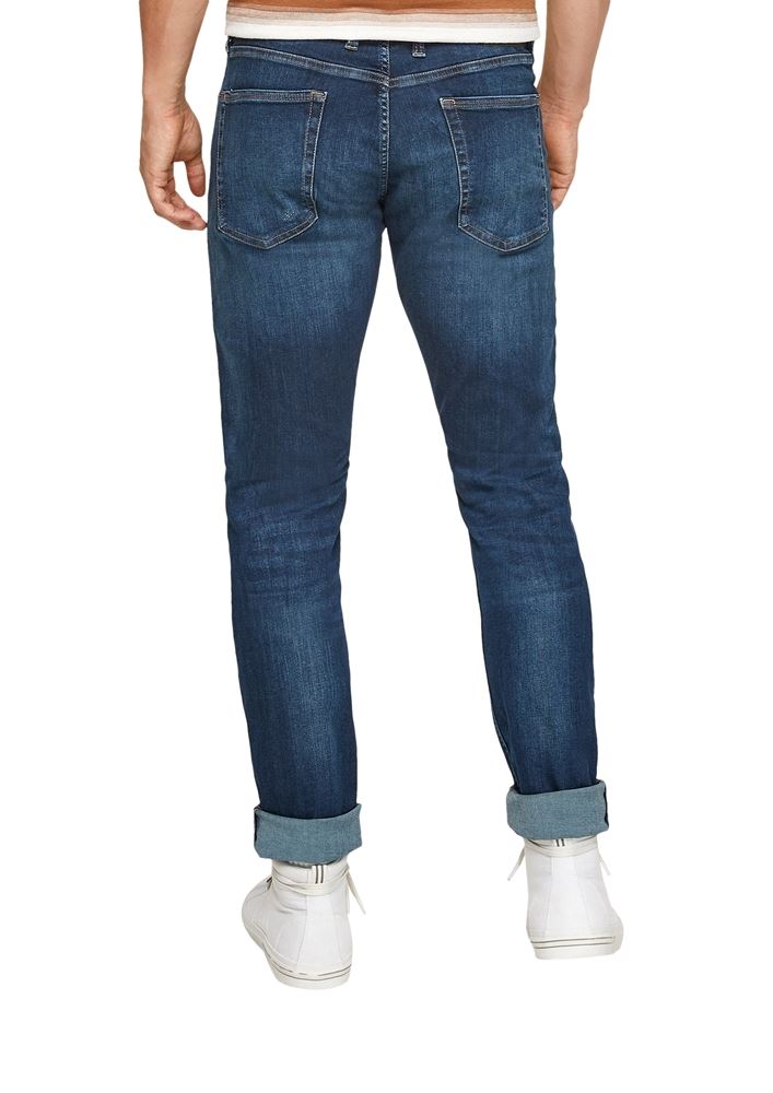 s.Oliver Jeans Slim Fit Mid Rise Destroy blau S21 2107599 W31 | 57Z6 BLUE | L36