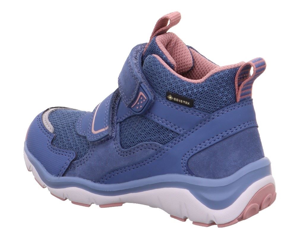 superfit SPORT5 Sneaker wasserdich GoreTex Lauflerner Blau Pink1-000246-8050 