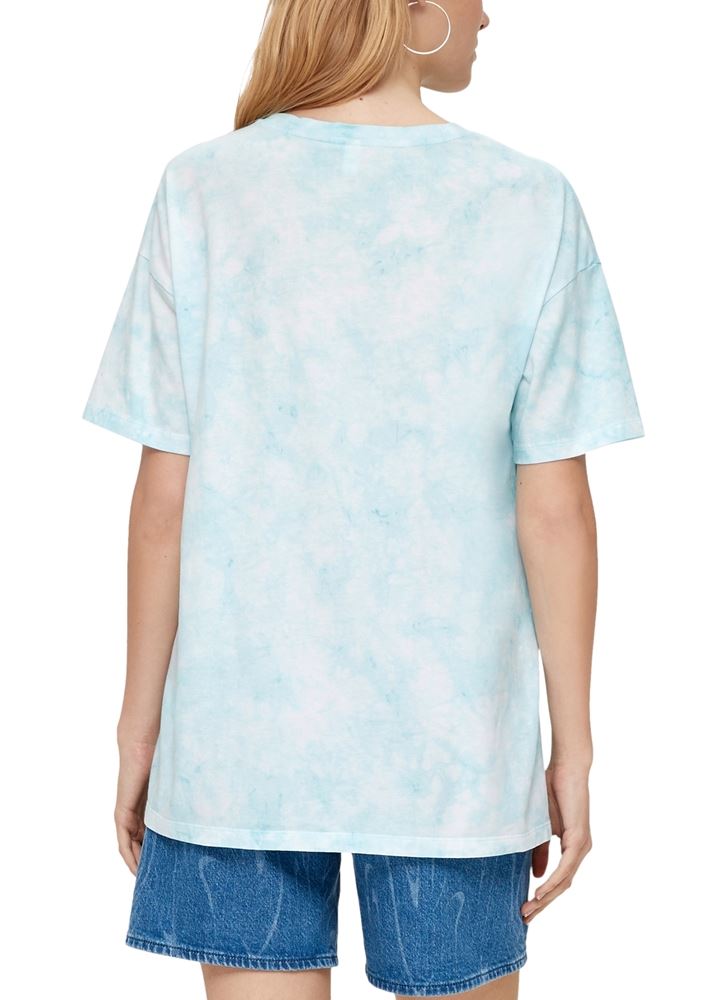 QS designed by Batikshirt mit Statement-Print weiß S13  2131287 