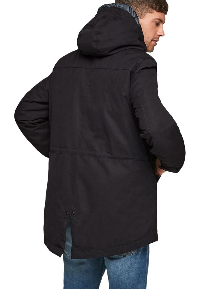s.Oliver Jacke Parka Kapuze schwarz S21 2065893 