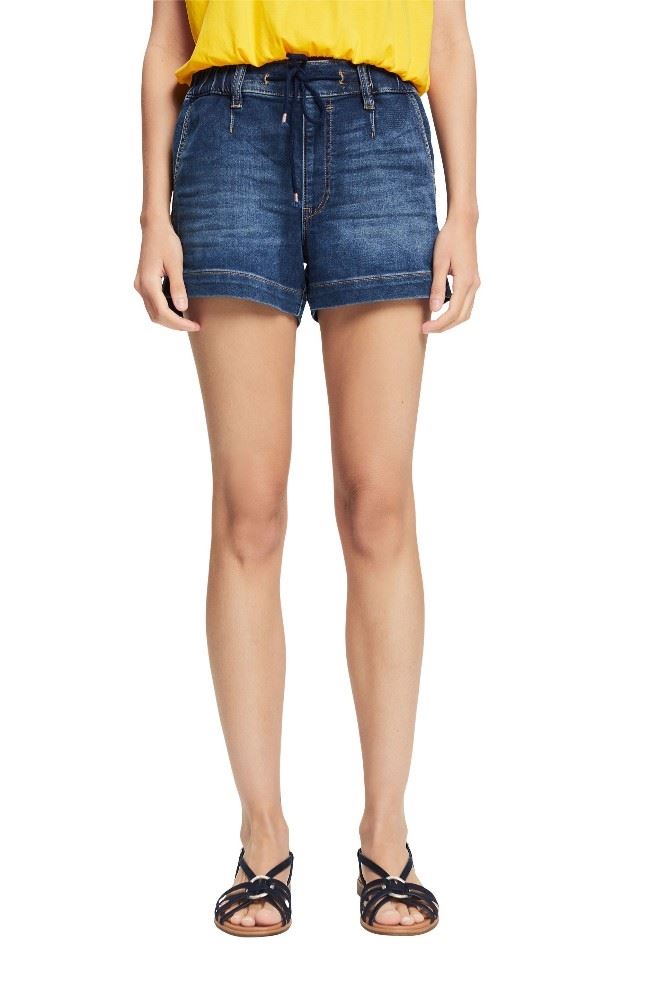 EDC Denim- Shorts Kordelzug blau S22  042CC1C316 36 | C901 BLUE DARK | 