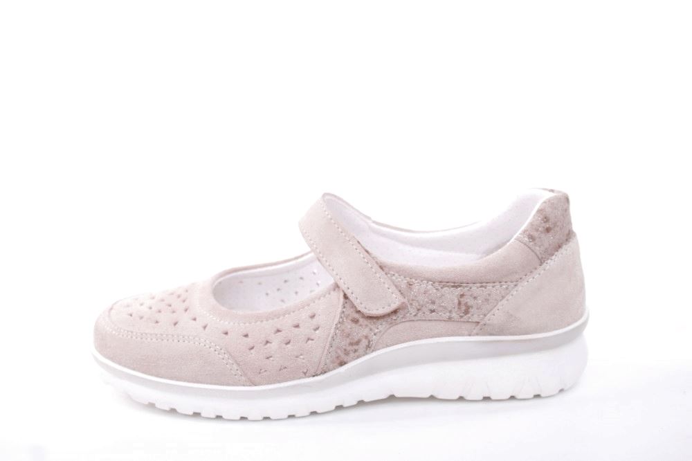 Aco Riemchenschuh DAHLIE 03  Slipper Ballerina Riemen beige S12  1125/10183 40 | 1050/2370 cream | 