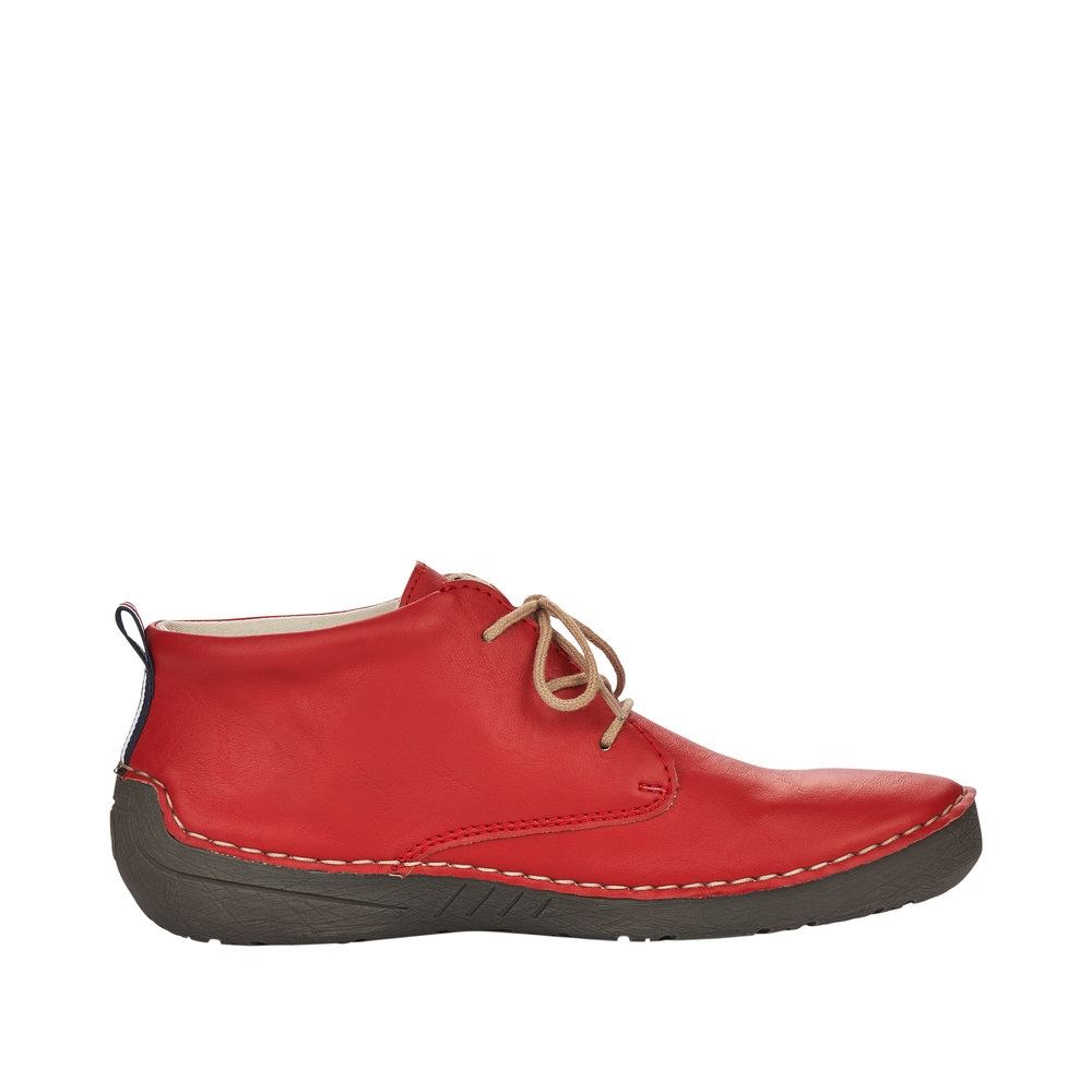 Rieker Antistress Damen Schnürschuh Sneaker High rot S23 52522-33 