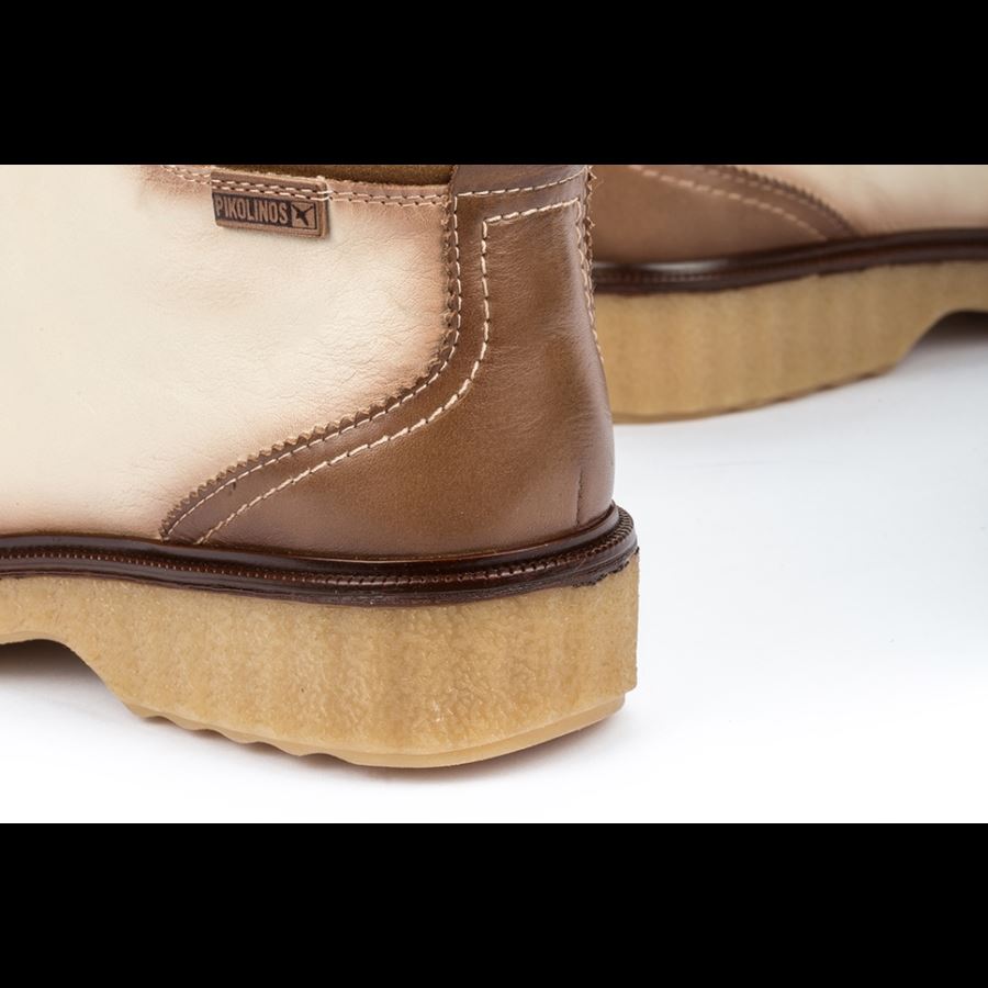 Pikolinos Schnürstiefel beige W0U-8659 