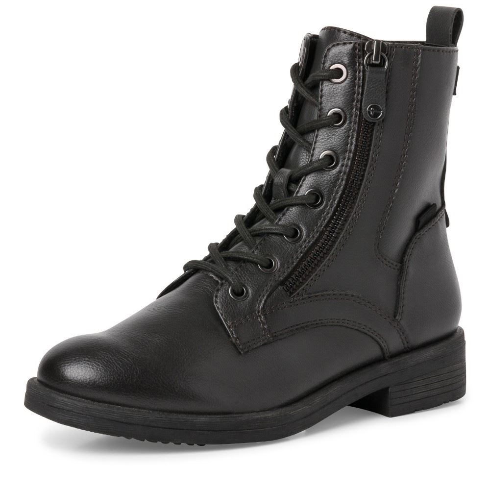 Tamaris Stiefelette Schnürboot TOUCHit Fußbett grau S22  1-1-25107-29 39 | 219 DARK GREY | 