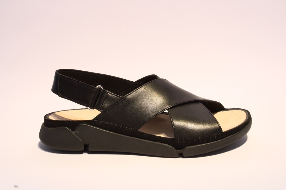 Clarks Tri Alexia Sandale Leder schwarz 26147933 