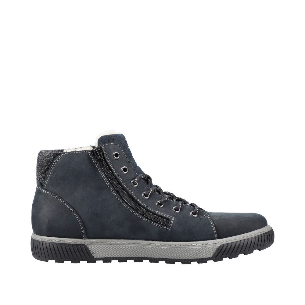 Rieker Antistress Herren Schnürboot TEX- Membran blau S21 38920-14 45 | pazifik/rauch/g | G