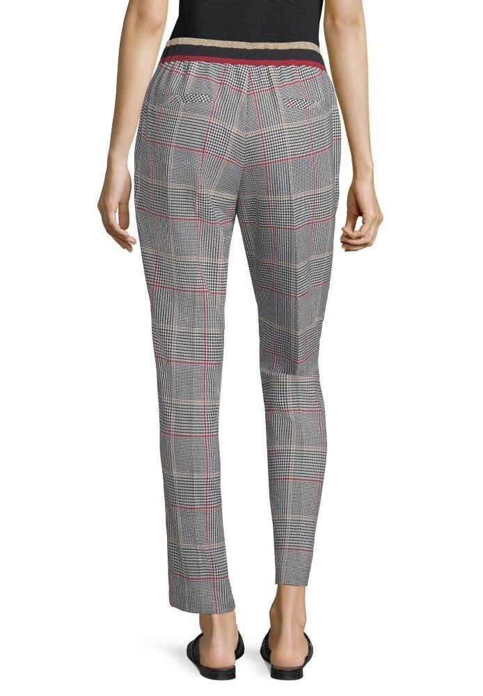 Betty Barclay Hose Regular Fit kariert schwarz weiß 54188140 