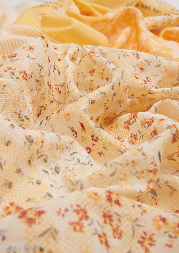 s.Oliver Tuch Mustermix gelb 2064895 OneSize | 10D2 light yell | 