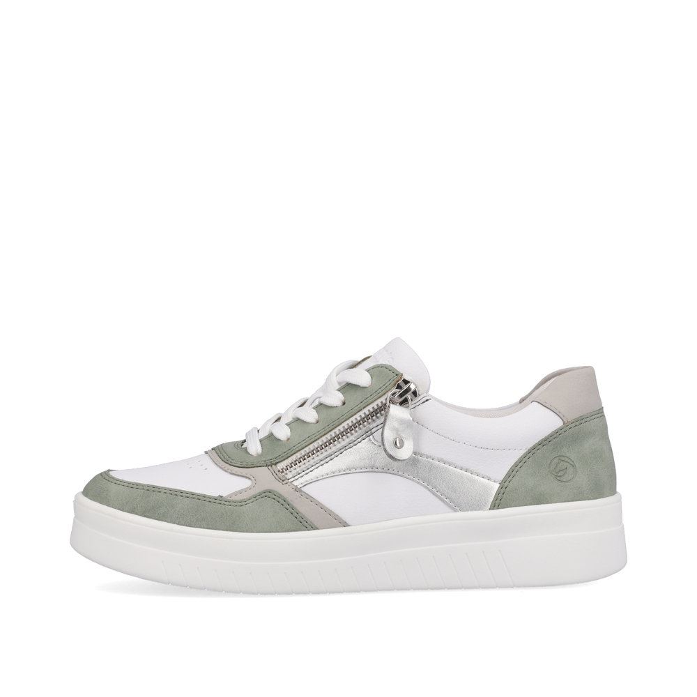 Remonte Damen Sneaker edelweiß-mintgrün S13 D0J01-80 