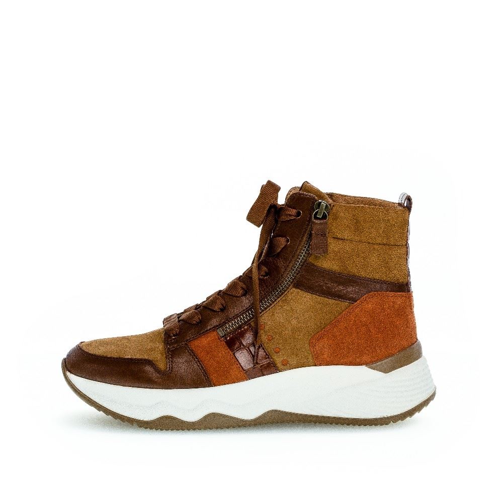 Gabor Sneaker high braun 53.591.24 7,5 | sattel | 