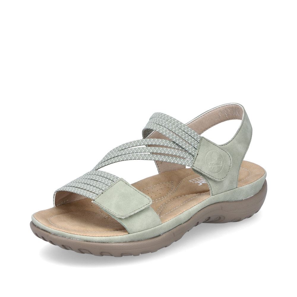 Rieker Damen Riemchensandalen mintgrün S13  64870-52 