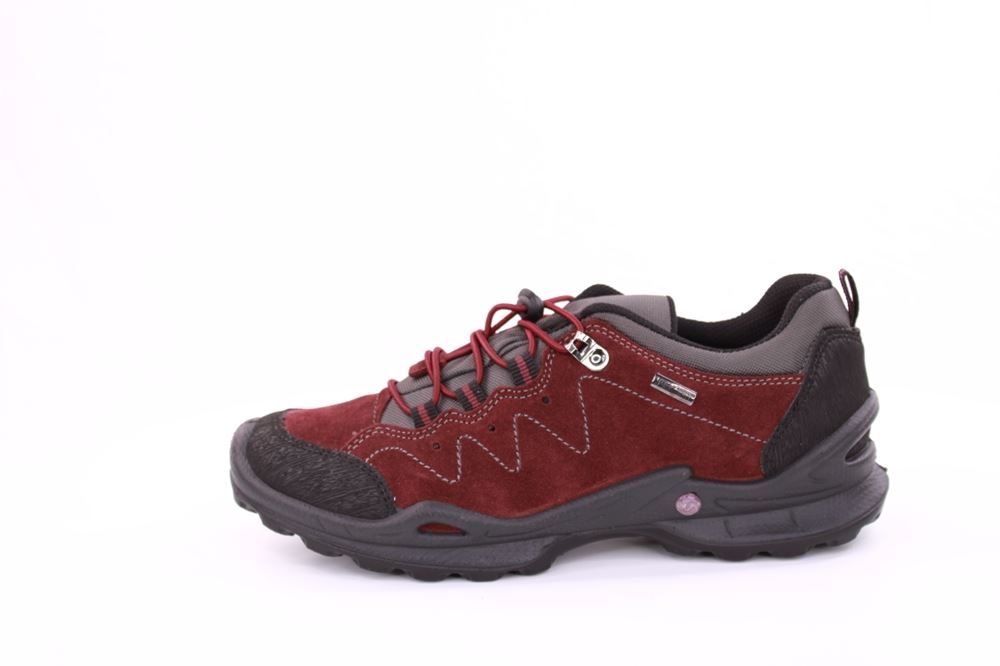 IMAC Damen Trekkingschuh Outdoorschuh  Halbschuh Schnellschnürung TEX- Membran rot S21  808809 36 | bordo | 