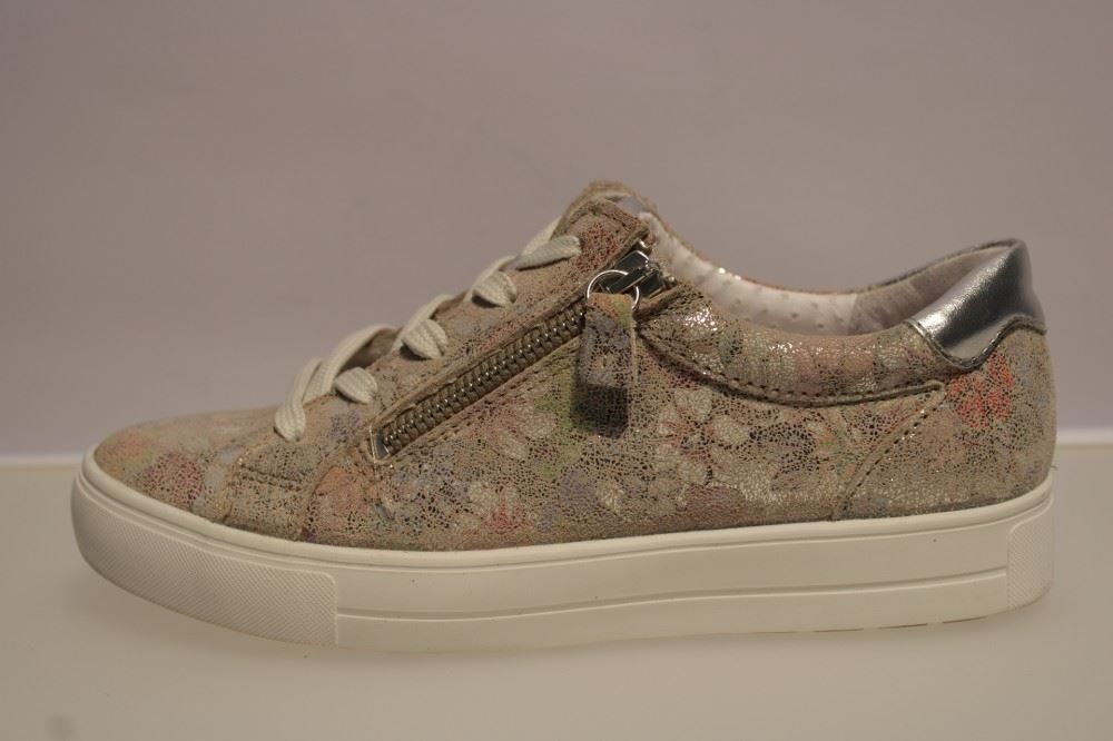 Aco Sneaker Reißverschluß Kim 48 Blumen 520/8178 39 | 1405 ice flox | 