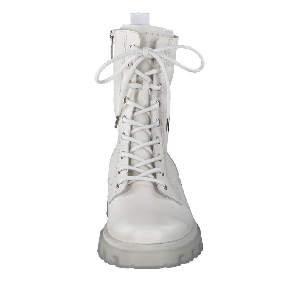 Paul Green Boots Schnürstiefel ivory Leder S22  9001-052 8 | ivory | 