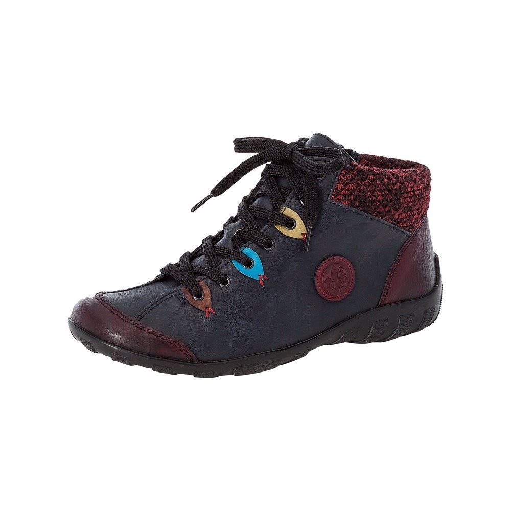 Rieker Schnürschuh L6513 37 | 37 wine/navy | 