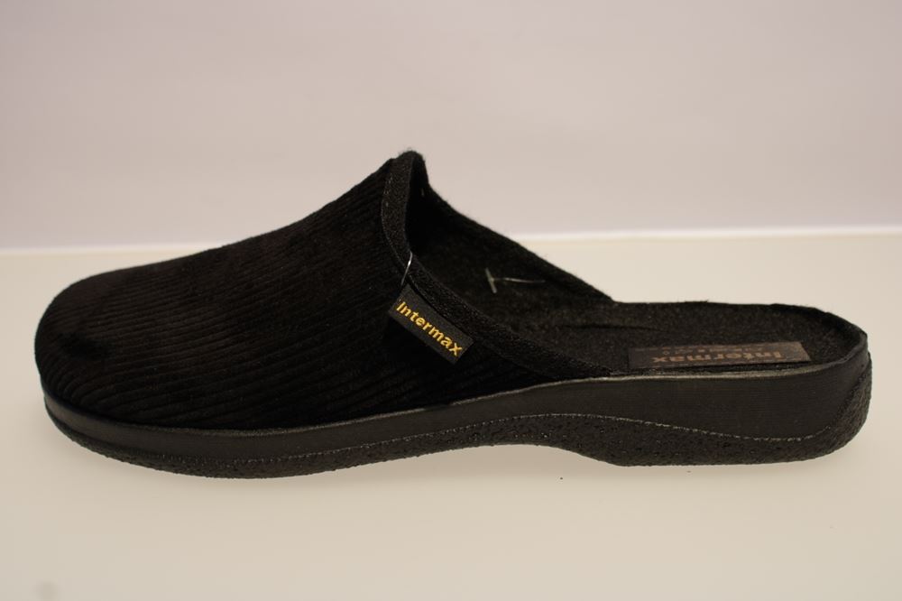 Cosmos Cordes Hausschuh Hauspantolette Flo 42 | black | 