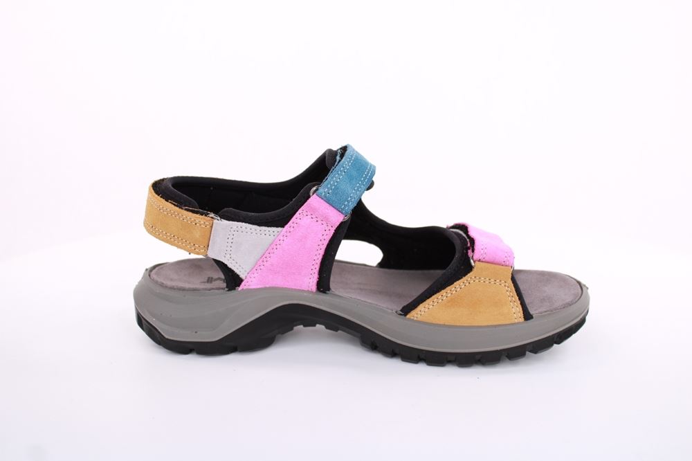 Imac Damen Sandale Trekking Leder mehrfarbig S13 358760 