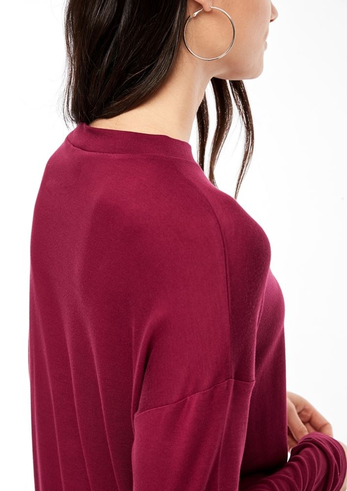 QS designed by Langarmshirt 2005321 XXL | 3930 cabernet | 