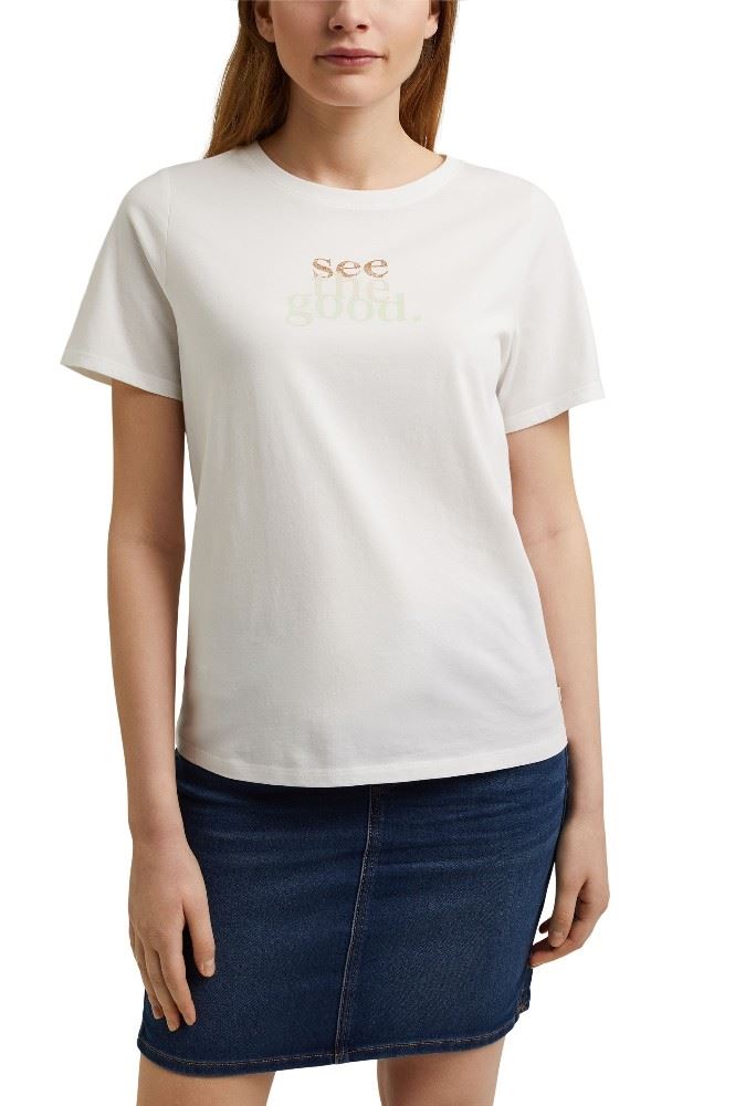 EDC T- Shirt mit Print 041CC1K324 