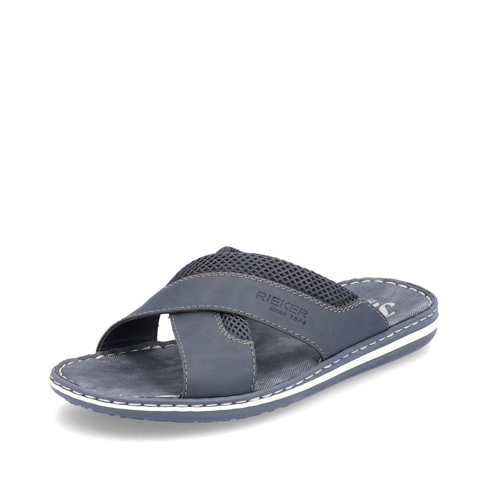 Rieker Herren Pantoletten marineblau S13  21090-14 