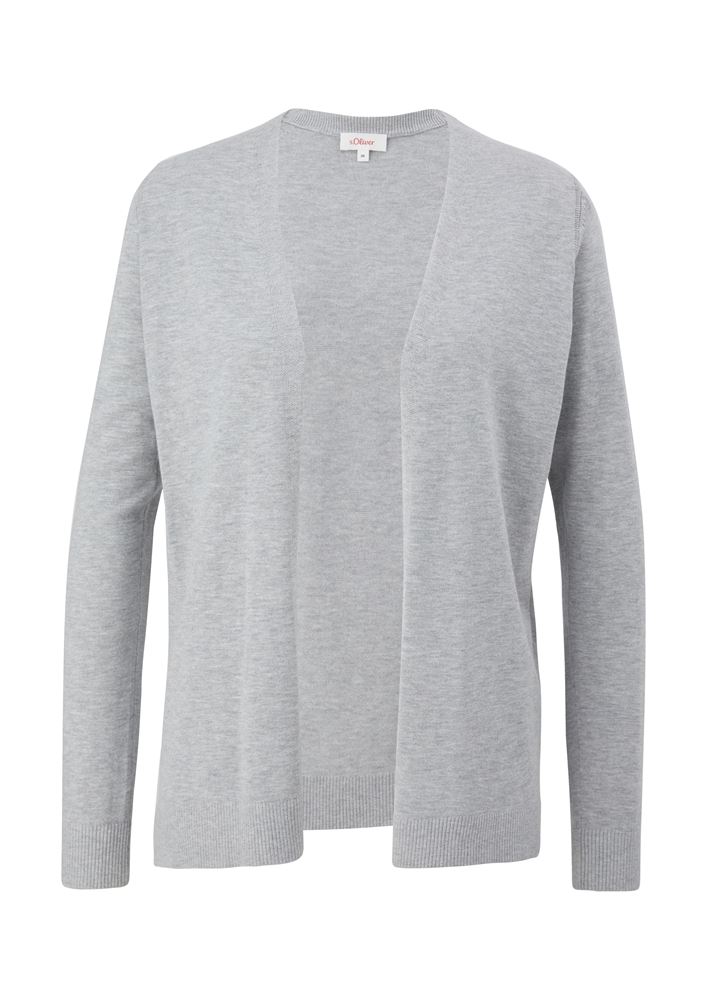 s.Oliver Strickjacke aus Viskosemix grün, braun, grau, schwarz S13  2127027 