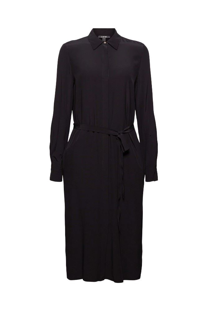 Esprit Kleid Hemdblusenkleid 991EO1E305 42 | E001 BLACK | 