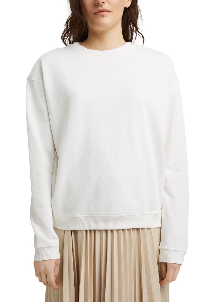 EDC by ESPRIT  Sweatshirt 041CC1J301 XL | C110 OFF WHITE | 