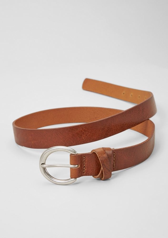 s.Oliver Gürtel Leder braun Noos 38899953688 1260060 100 | 8786 brown | 