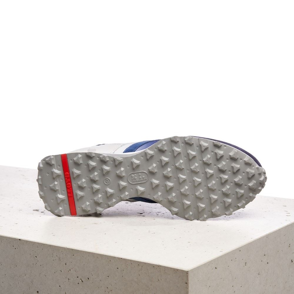 LLOYD Sneaker AMARO Leder weiß-jeans-offwhite 12-027-32 44 | amaro/midnight | 