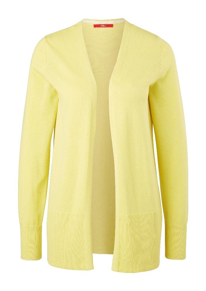 s.Oliver Strickjacke mit breiter Rippblende S11 2060951 