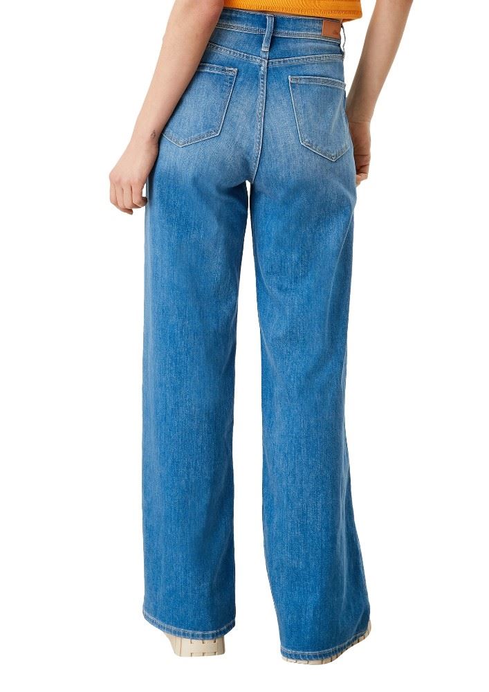 s.Oliver Jeans Suri Wide Leg High Rise blau S12 2114783 